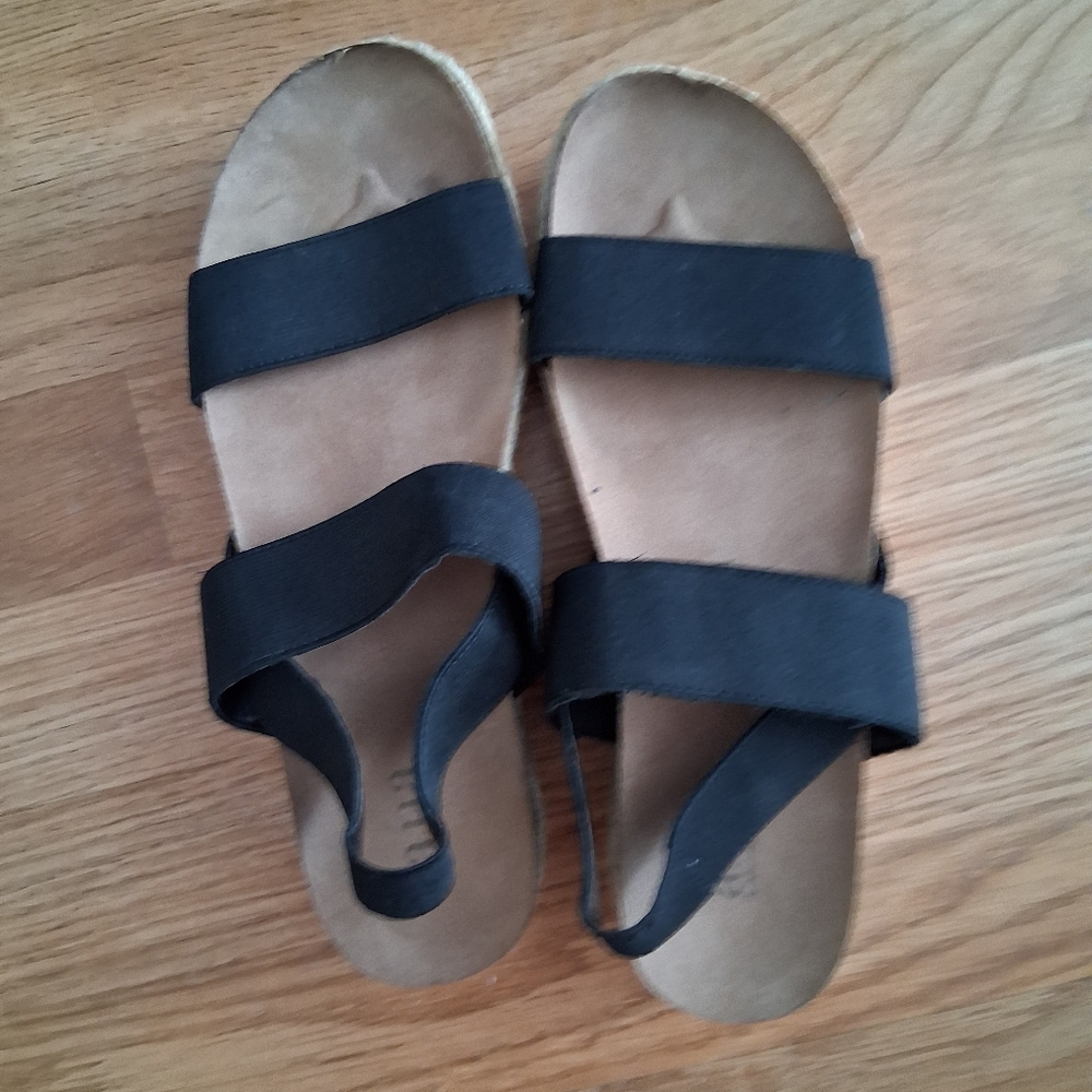Black Strappy Sandals